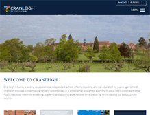 Tablet Screenshot of cranleigh.org